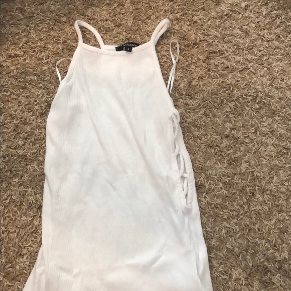 White tank top